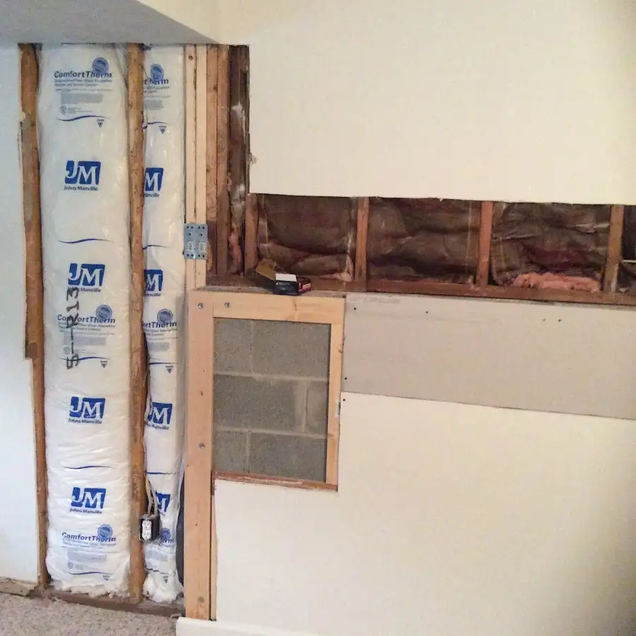 Wall insulation replacement during Odor Removal & Deodorization in Lake Holiday